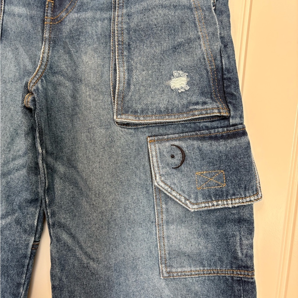 Only Daughters DAKOTA DENIM CARGO jean pants size XS / 25 - Picture 6 of 13